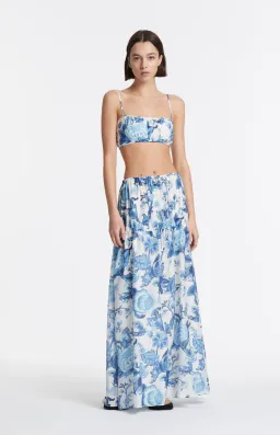 Sir The Label Amaris Gathered Crop & Skirt Set Print Size 8 for rent on The Volte - image 1