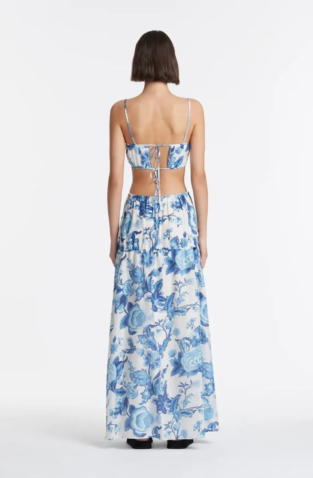 Sir The Label Amaris Gathered Crop & Skirt Set Print Size 8 for rent on The Volte - main image