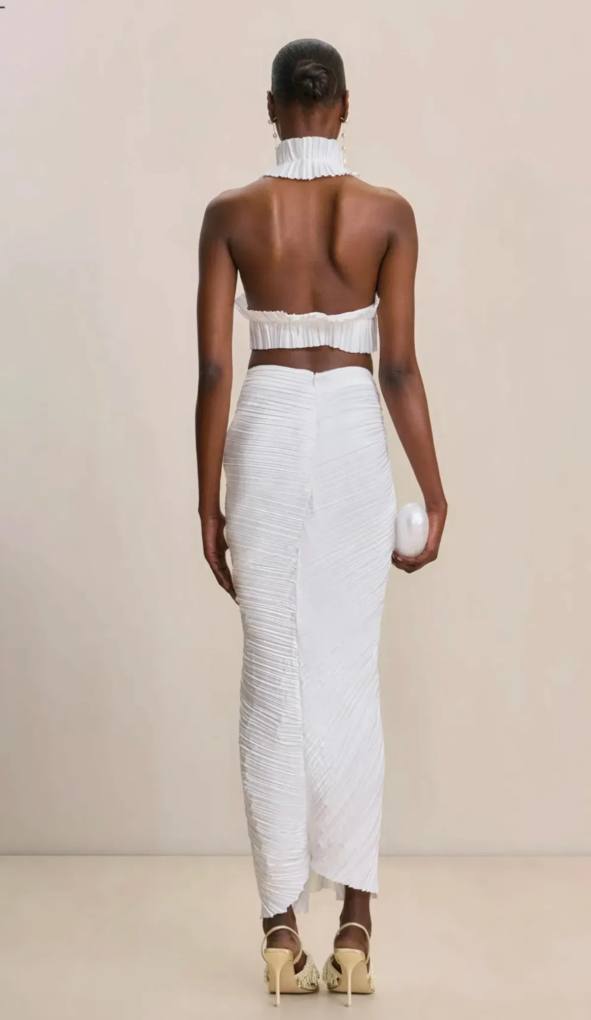 Cult Gaia Adilia Top and Sonoma Skirt Set Off White Size 6 - Image 2