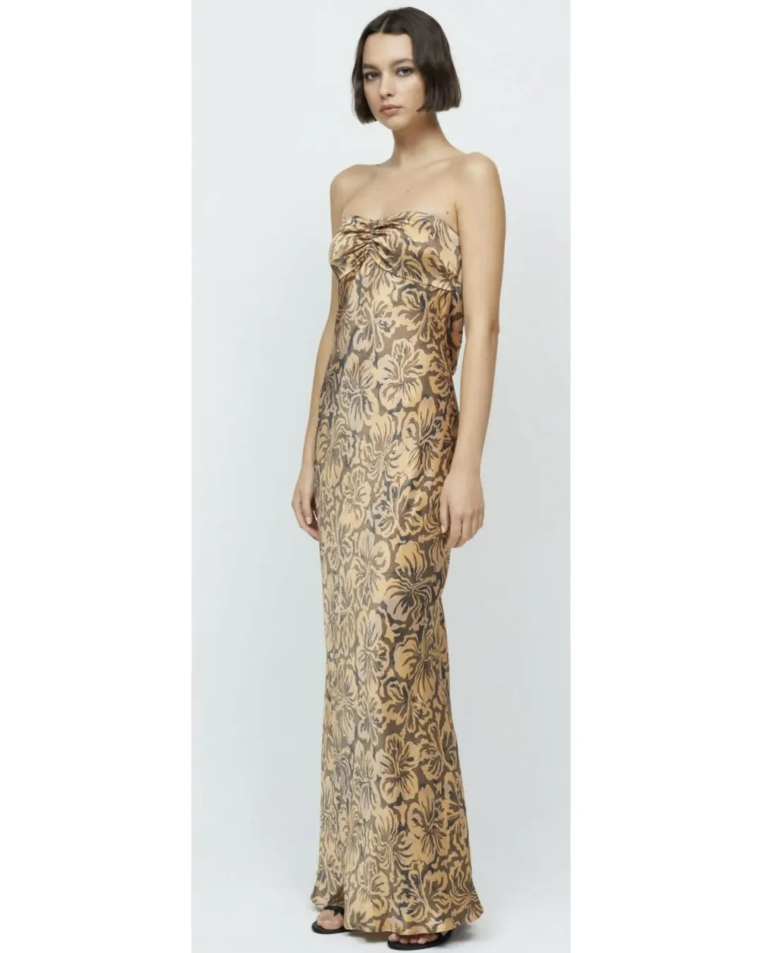 Bec & Bridge Samara Maxi Gown Floral Size AU 10 for rent on The Volte - main image