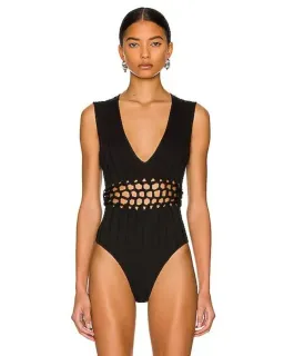 Dion Lee Suspend Braid Body Suit Black Size AU 10 for rent on The Volte - image 2