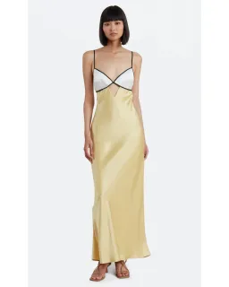 Bec & Bridge Nadia Bustier Dress Champagne/Straw Size AU 6 for rent on The Volte - image 3