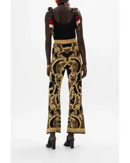 Camilla Flared Jacquard knit pant Magic in the Manuscripts Size AU 10 for rent on The Volte - image 2