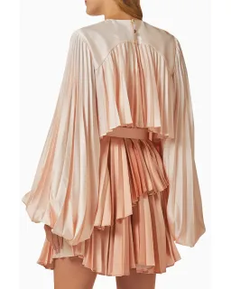 Acler Barnard Mini Dress in Pink Size AU 10 for rent on The Volte - image 3