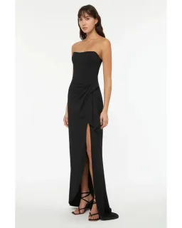 Manning Cartell Asymmetrical Games Gown Black Size AU 8 for rent on The Volte - image 4