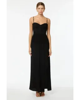 Manning Cartell Double Time Pleat Dress Black Size AU 8 for rent on The Volte - image 1