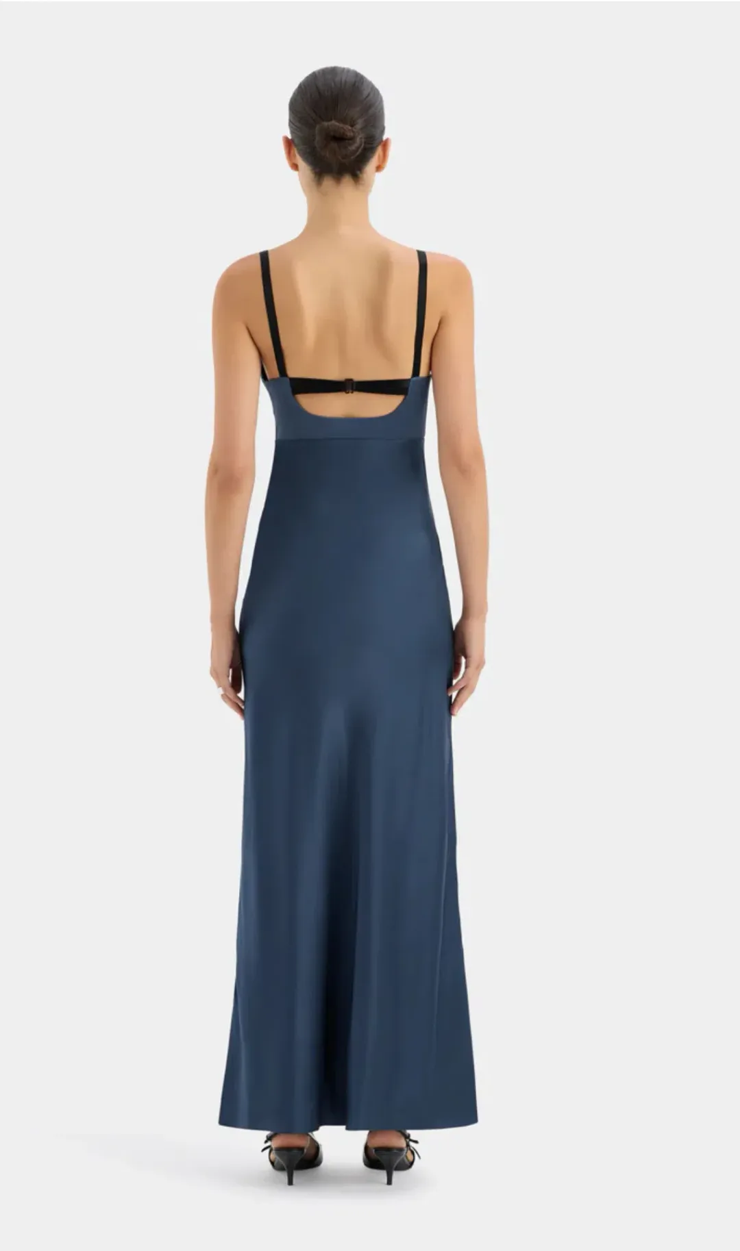 Sir The Label Depeche Balconette Gown Blue Size 3 / AU 12 for rent on The Volte - main image