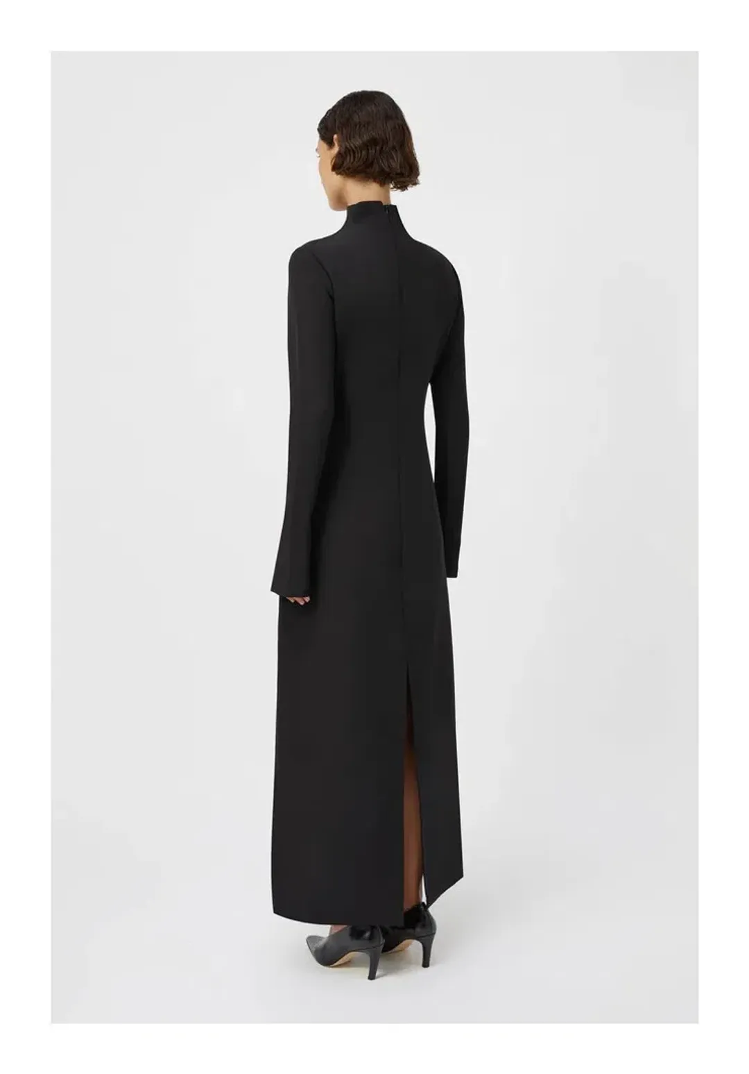 Camilla and Marc The Tenera Cocoon Maxi Dress in Black Size 10 for rent on The Volte - main image