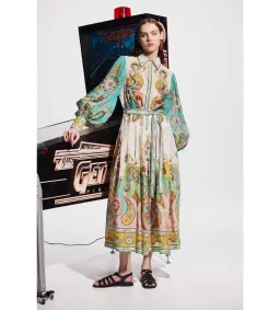 Alemais Pinball Shirtdress Print Size 12 for rent on The Volte - image 1
