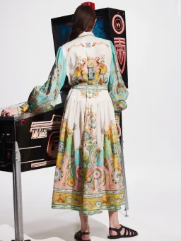 Alemais Pinball Shirtdress Print Size 12 for rent on The Volte - image 3