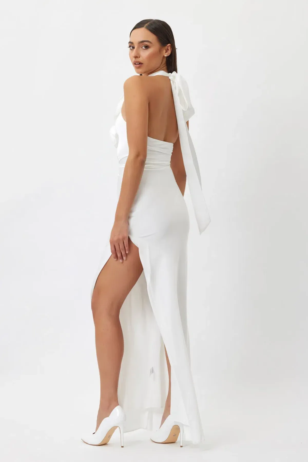 Bianca & Bridgett Gigi Maxi Dress White Size 10 - Image 5