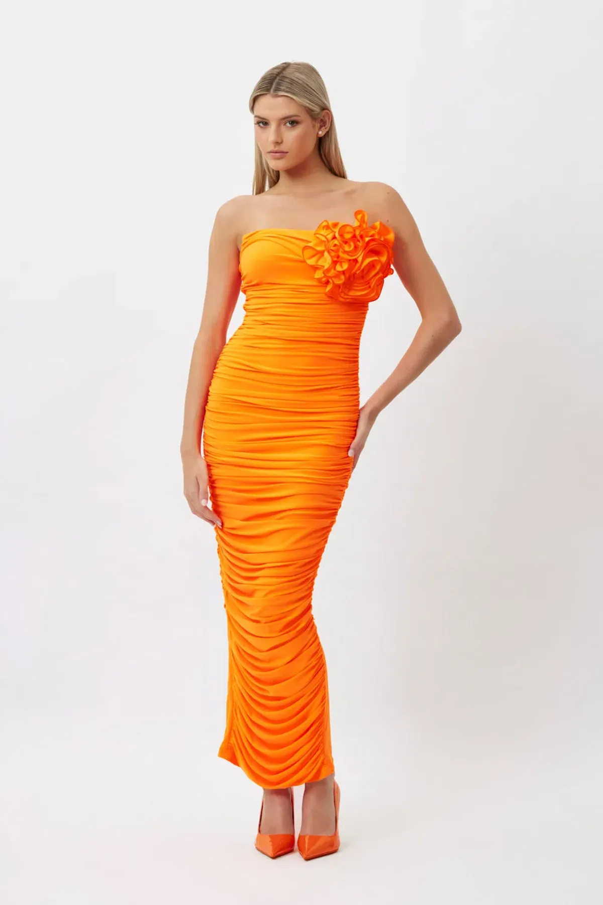 Bianca & Bridgett Tara Dress Orange Size 10 - Image 1