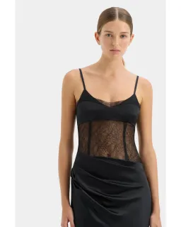 Sir the Label The Dunya Draped Gown in Black Size AU 10 for rent on The Volte - image 4