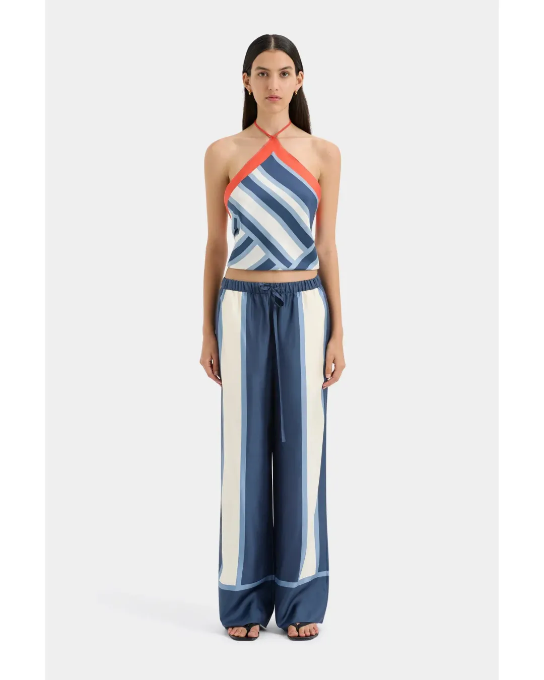 Sir The Label Dazed Shirt Size 0/Au 6 and Relaxed Pant Size 2/Au 10 Set Studio Print for rent on The Volte - main image