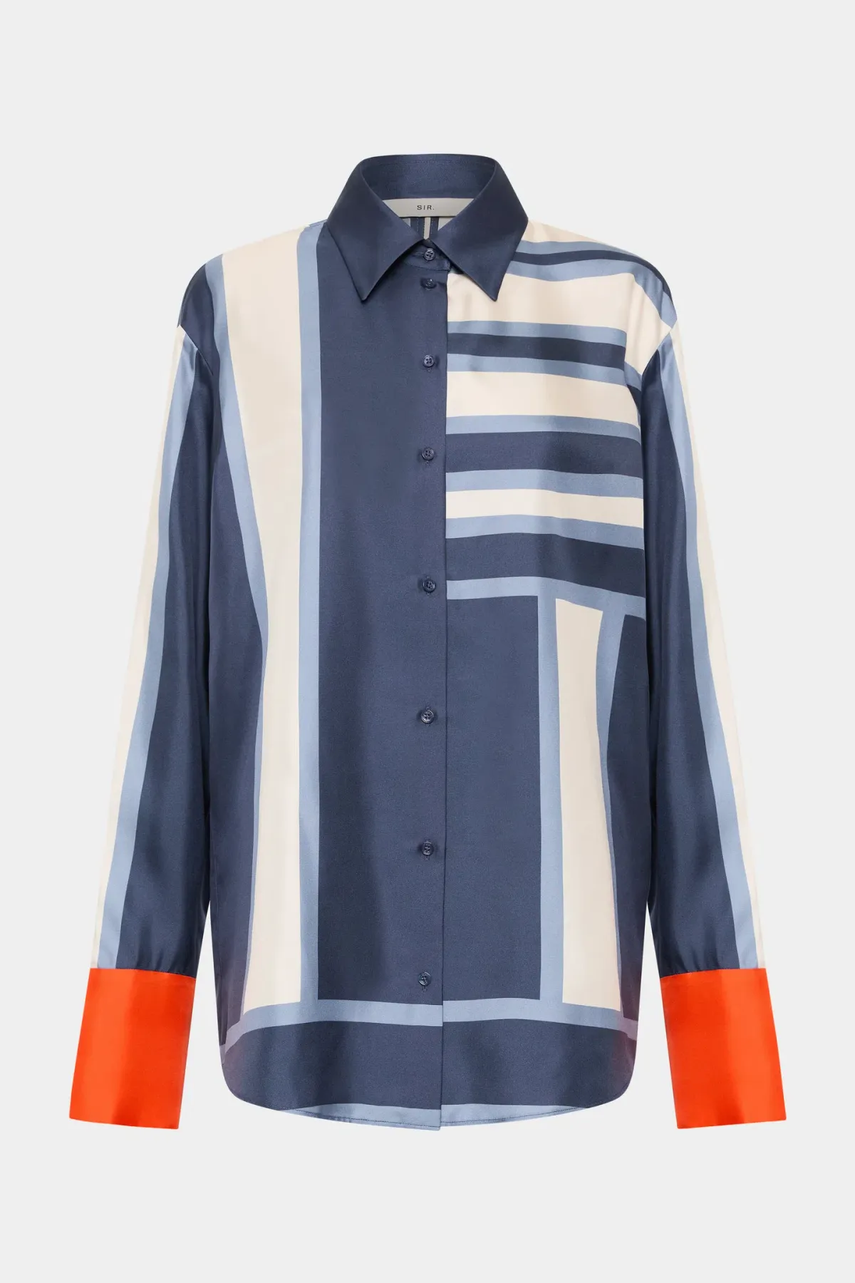 Sir The Label Dazed Shirt Size 0/Au 6 and Relaxed Pant Size 2/Au 10 Set Studio Print - Image 5