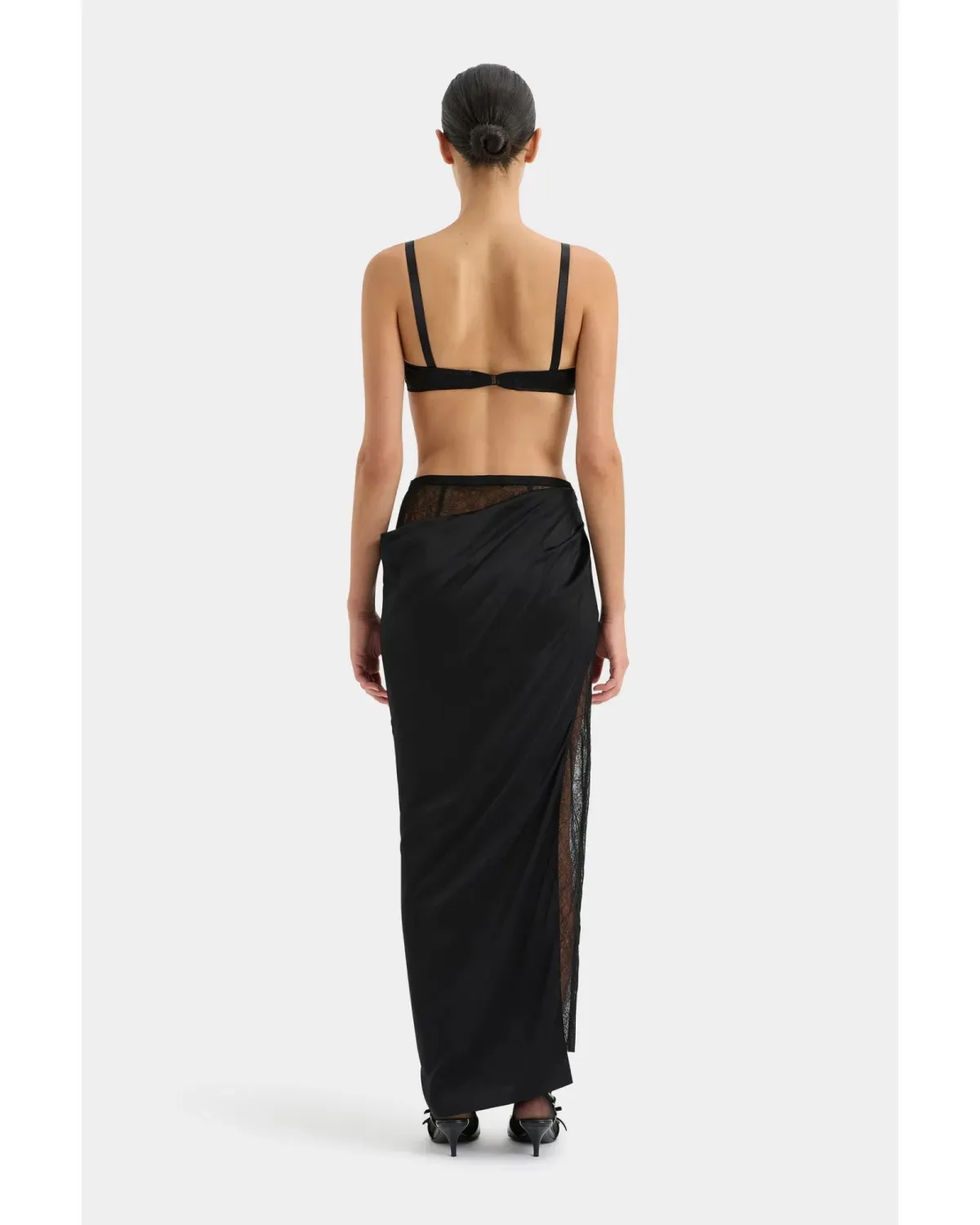 Sir The Label Dunya Bralette and Skirt Set Black Size AU 8 - Image 3