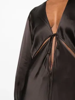 Christopher Esber Triquetra Gown Cocoa Size 8 for rent on The Volte - image 5