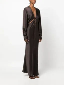 Christopher Esber Triquetra Gown Cocoa Size 8 for rent on The Volte - image 3