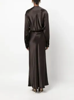 Christopher Esber Triquetra Gown Cocoa Size 8 for rent on The Volte - image 4