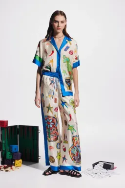 Alemais Rollers Shirt and Pants Set Size 6 for rent on The Volte - image 1