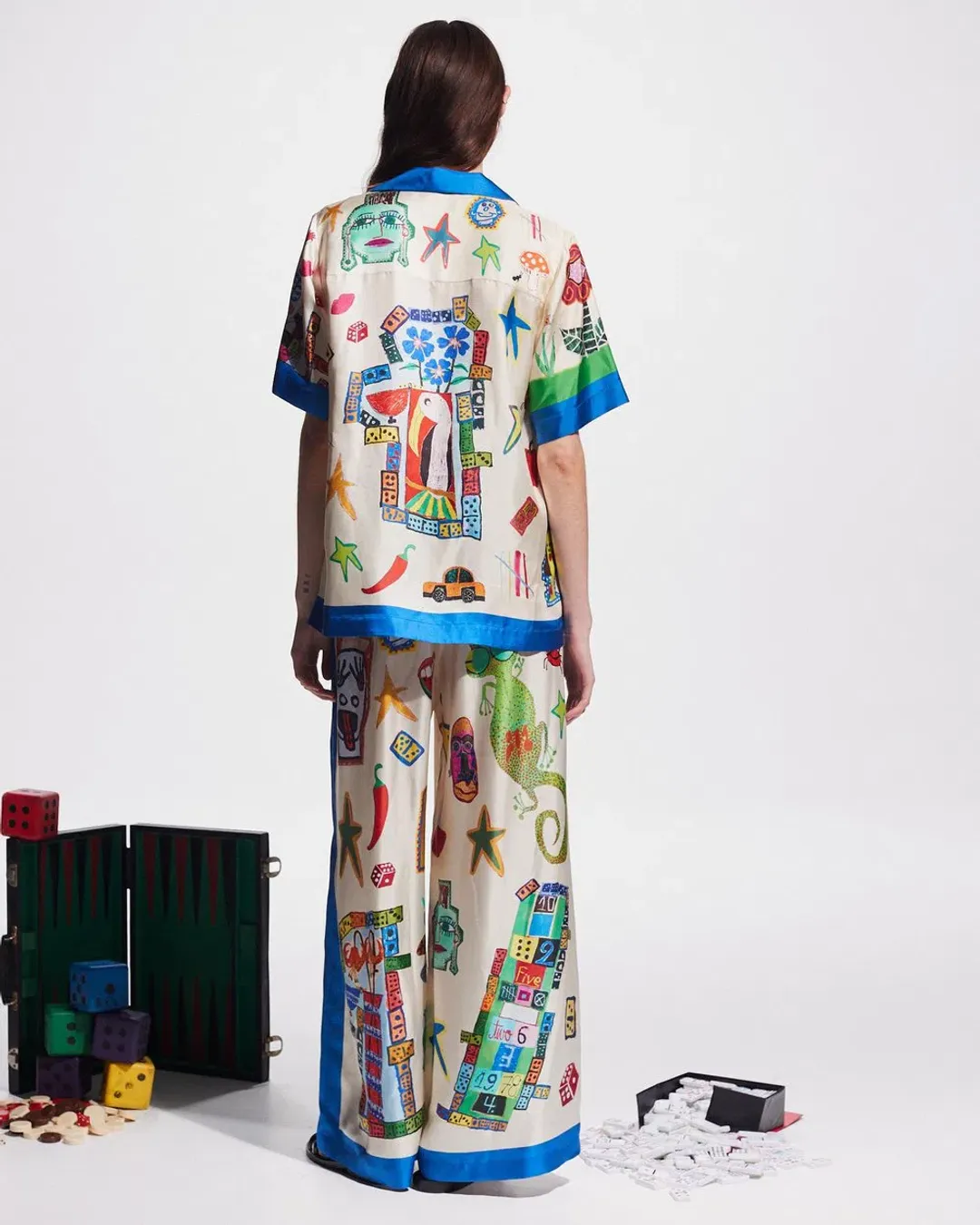 Alemais Rollers Shirt and Pants Set Size 6 for rent on The Volte - main image