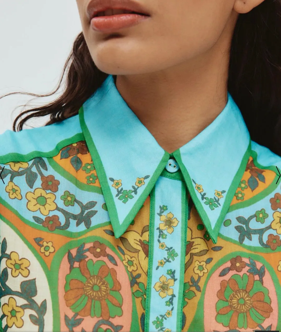 Alemais Sofie Shirtdress Multi Size 14 for rent on The Volte - main image