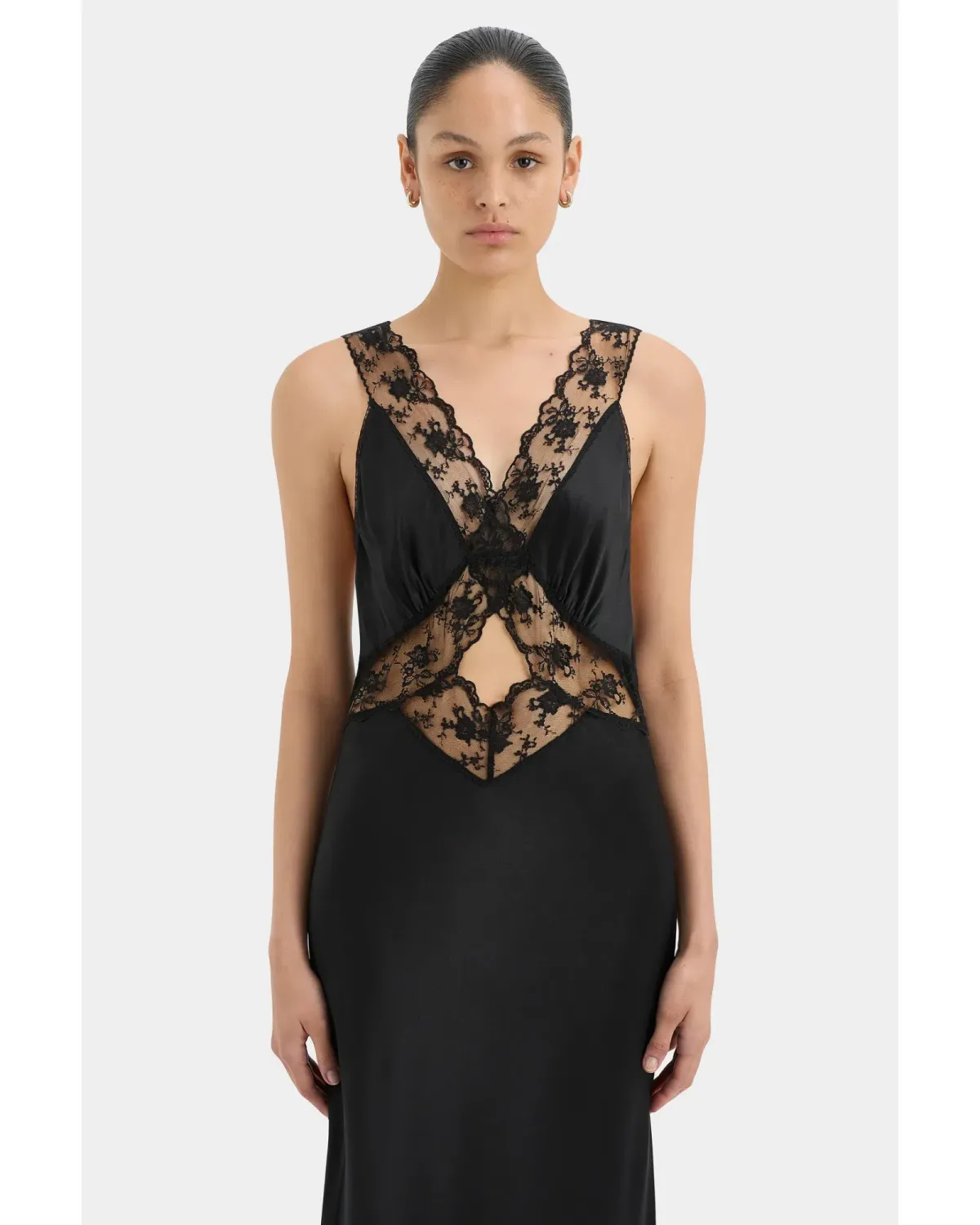 Sir The Label Aries Cut Out Gown Black Size 1 / AU 8 - Image 2