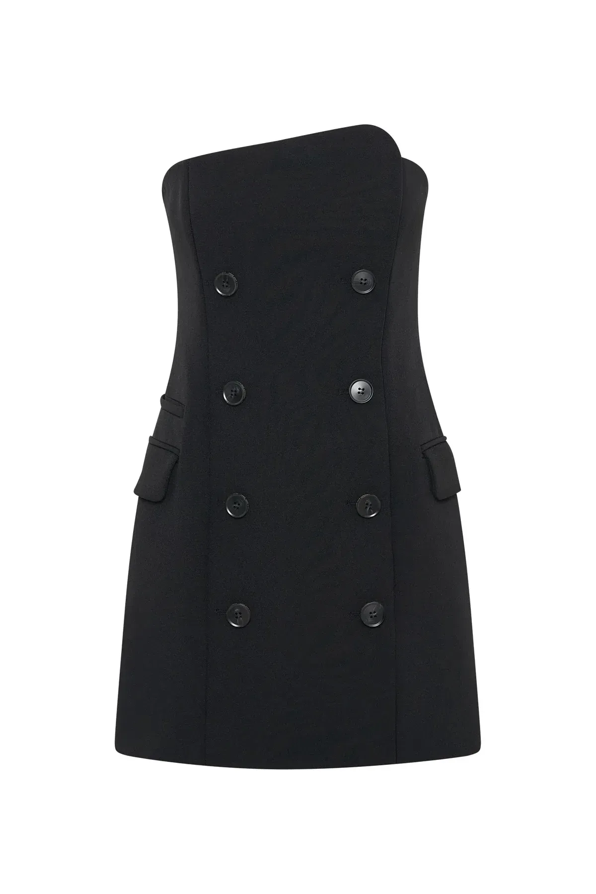 Camilla and Marc Izola Tailored Mini Dress Black Size 14 - Image 3