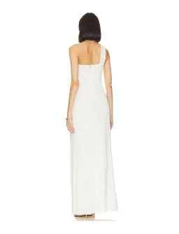 Nookie Bliss Cut Out Gown in Ivory Size 8 for rent on The Volte - image 3