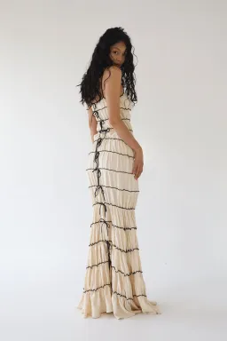 Mirror Palais Tunnel Ruffle Gown Shell Size 8 for rent on The Volte - image 2