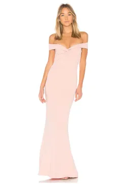 Nookie Dolly Gown in Blush Size 8 for rent on The Volte - image 1