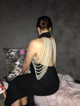 Pearl Black dress for rent on The Volte - image 2