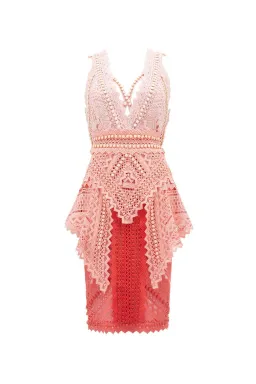 Thurley La Rambla Dress Red Ombre Size 8 (will fit a 10) for rent on The Volte - image 4
