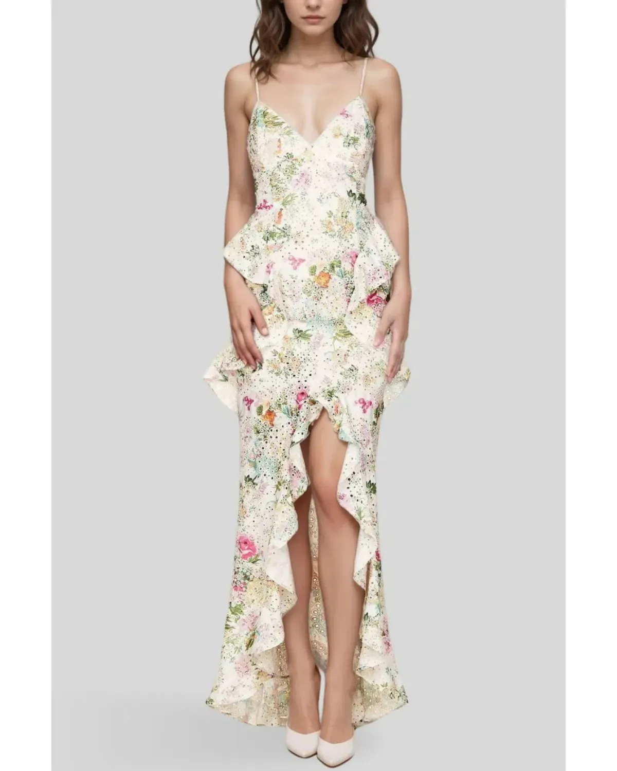 Love Nookie Darling Gown in Floral Size AU 8 for rent on The Volte - main image