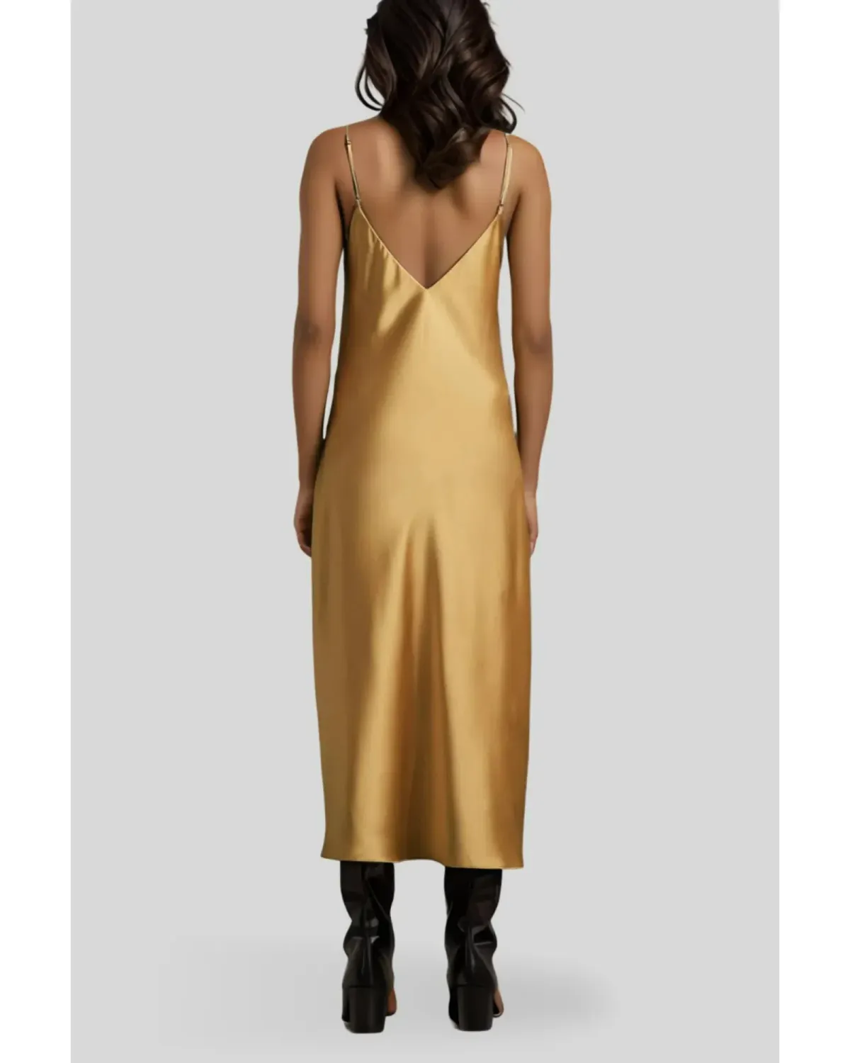 Rag & Bone Larissa Slip Dress in Yellow Size AU 10 - Image 2