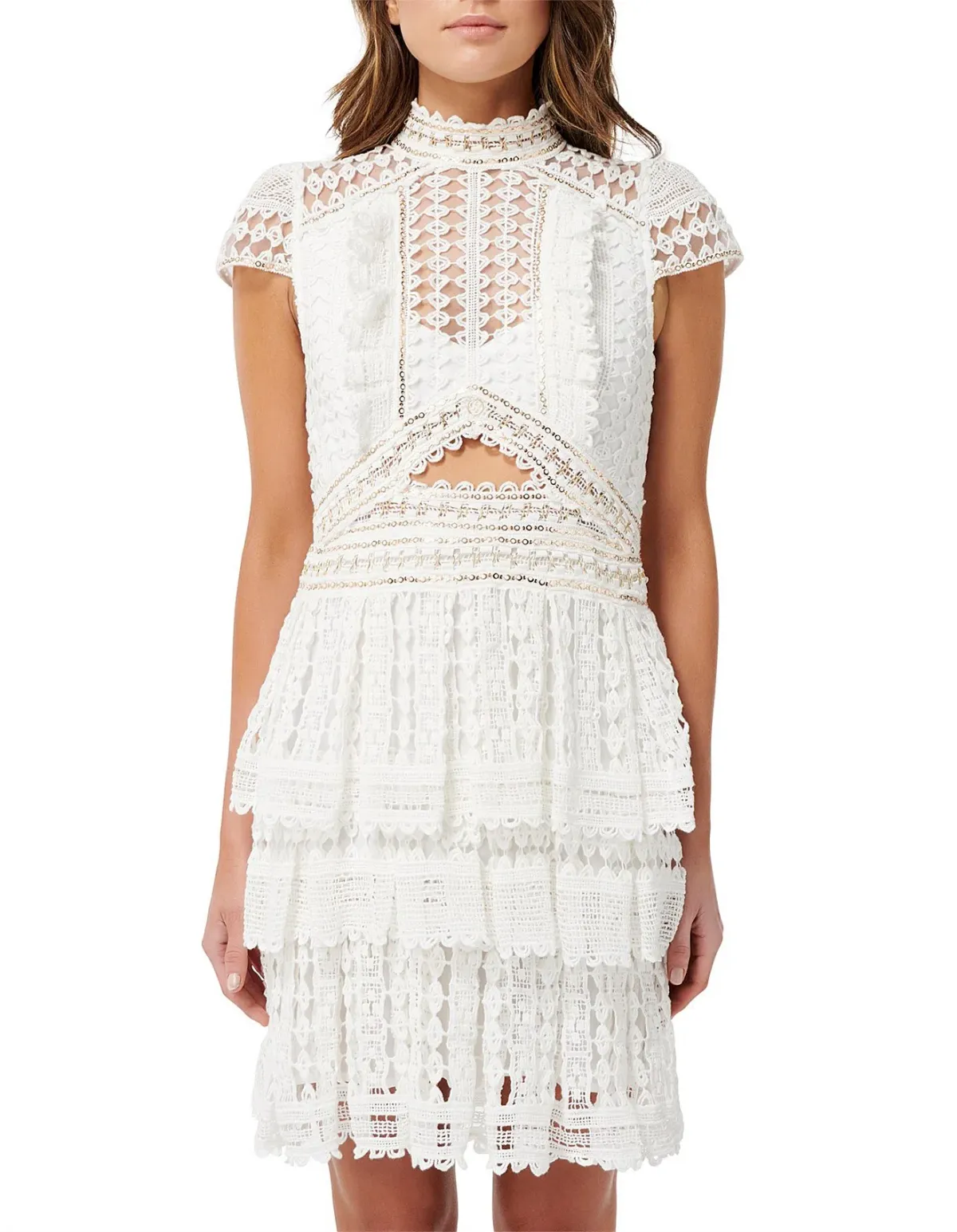Thurley Tropic of Capricorn Dress White Size 12 - Image 2