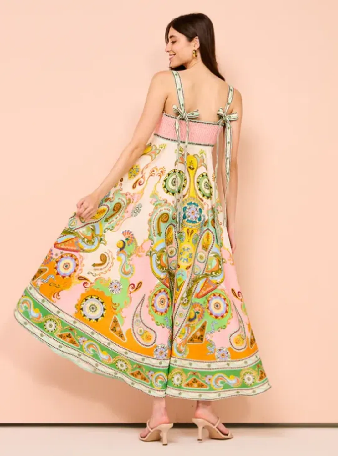 Alemais Pinball Sundress In Multi Size 6 for rent on The Volte - main image