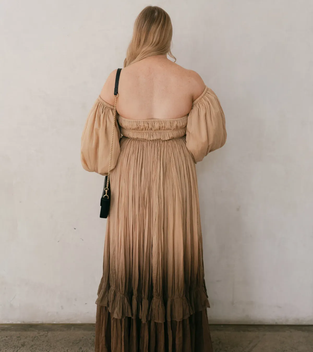 Rooh Collective Poppy Ombre Maxi Dress Brown Multi Size L / AU 12 - Image 4