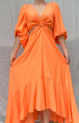 Sheike Bravo Maxi Dress Orange Size 10 for rent on The Volte - image 2