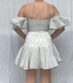 Sofia the Label Florence Dress White Polka Size 8 for rent on The Volte - image 4