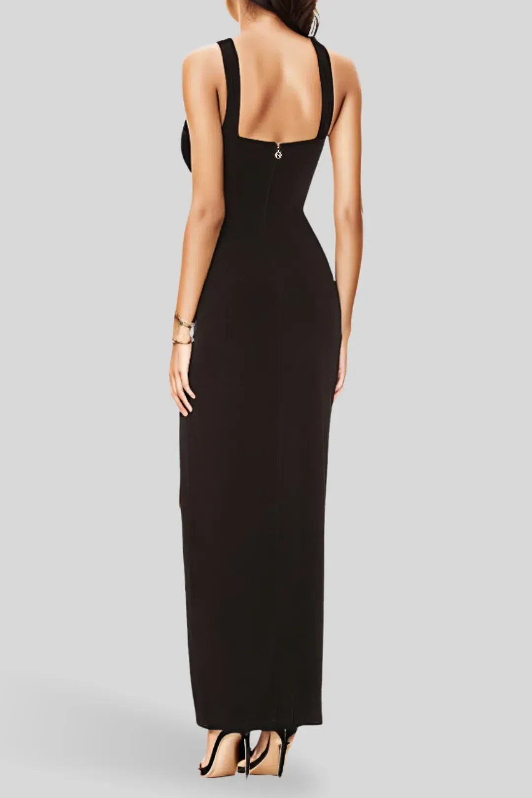 Nookie Belisse Gown in Black Size 8 for rent on The Volte - main image
