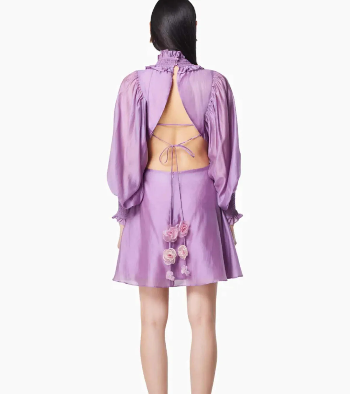 Elliatt Barcelona Dress Purple Size M/Au 10 - Image 3