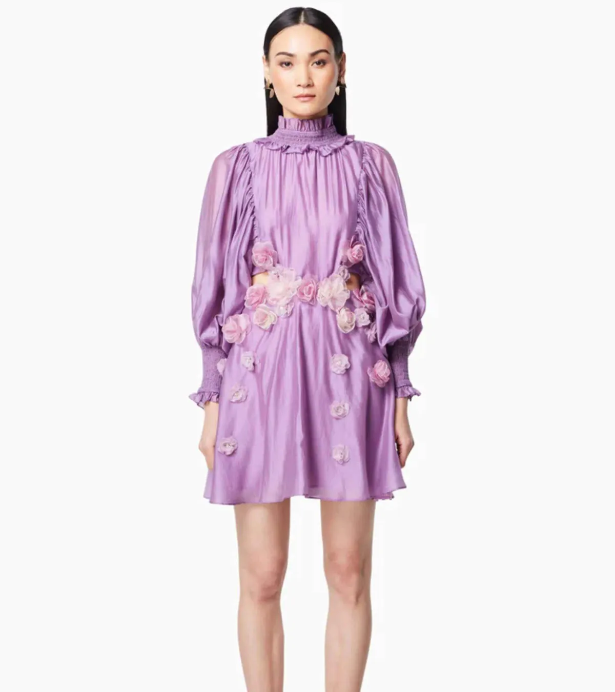 Elliatt Barcelona Dress Purple Size L/Au 12 - Image 1
