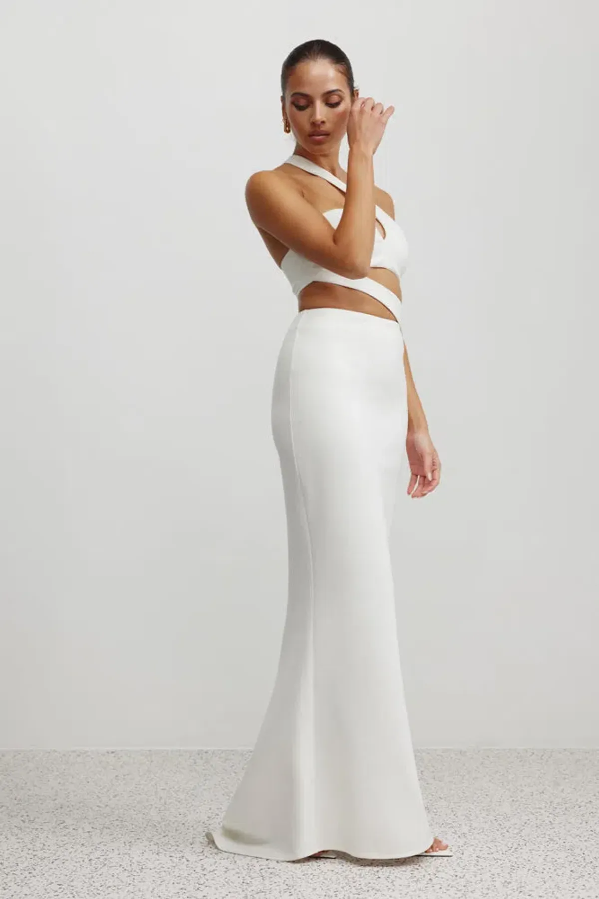 Lexi Adrienne Dress White Size 6 for rent on The Volte - main image
