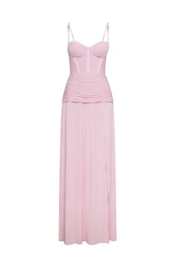 Manning Cartell Double Time Pleat Dress in Hydrangea Size 10 for rent on The Volte - image 6