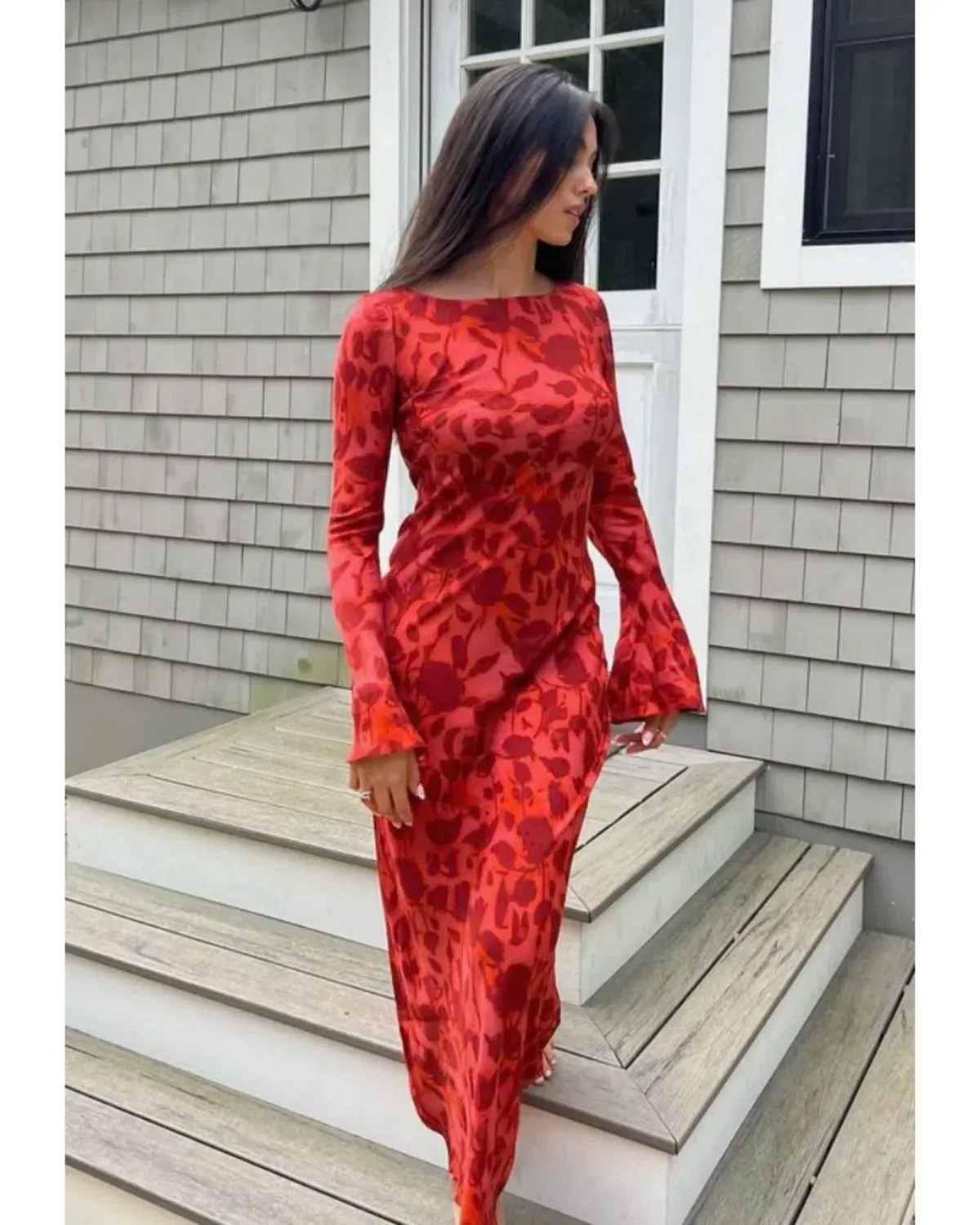Realisation Par Gia Dress Red Size AU 8 - Image 4