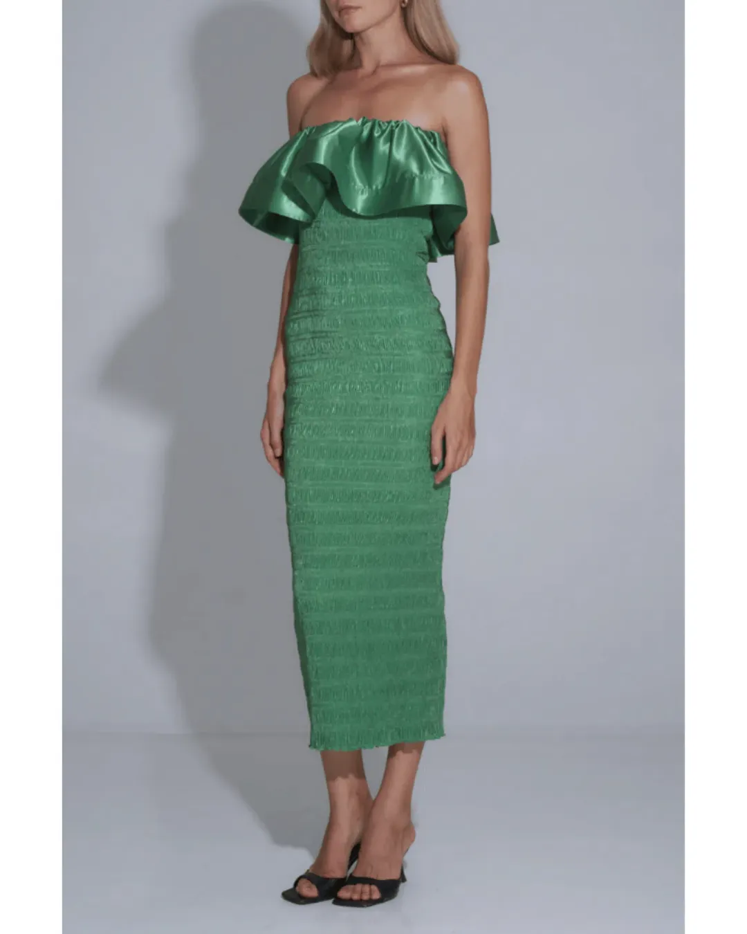 JÁC by L'Idee Capri Cocktail Dress in Verde Size AU 8 for rent on The Volte - main image
