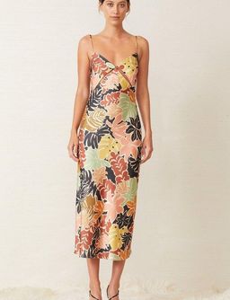 Bec & Bridge Babelini Floral Midi Dress | Floral Print | Size 8 for rent on The Volte - image 4