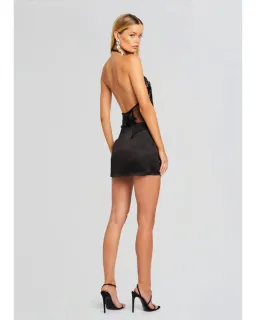 Retrofete Ondine Embellished Dress Black Size XS / AU 6 for rent on The Volte - image 4