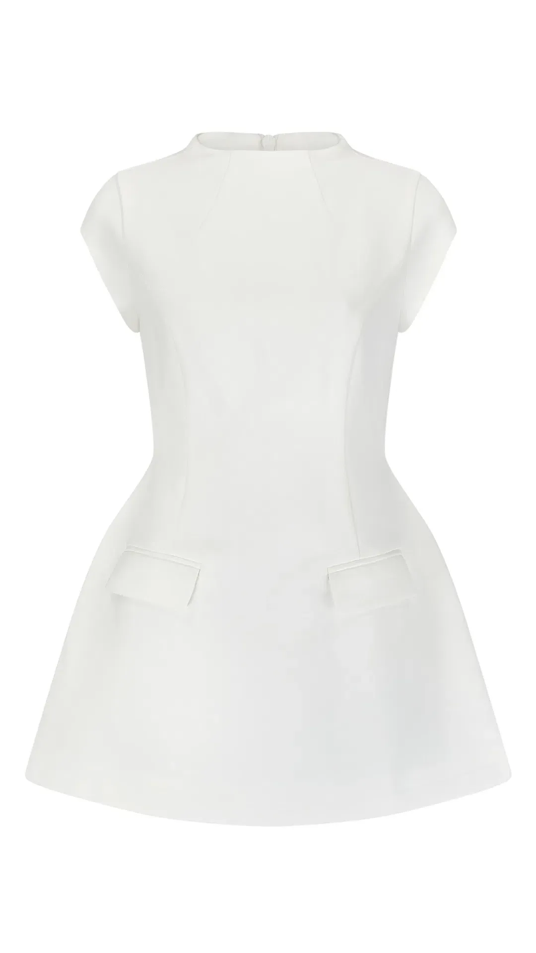 Odd Muse The Ultimate Muse Cap Sleeve Mini Dress White Size XS (AU 6) for rent on The Volte - main image